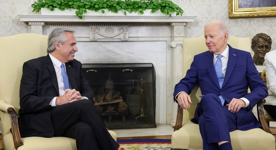 Alberto Fernández pidió apoyo a Joe Biden en la negociación con el FMI