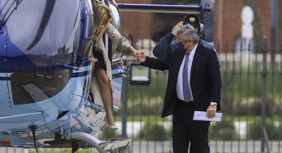 Fernández: “Dos o tres veces apareció una mira telescópica en el helicóptero”
