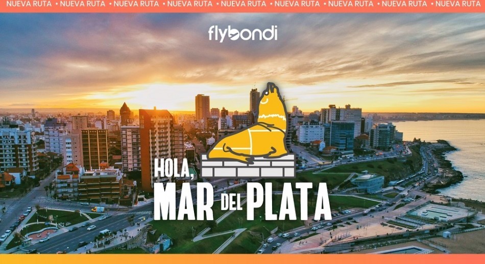 Vuelos low cost: Flybondi comenzó a conectar Mar del Plata con Aeroparque