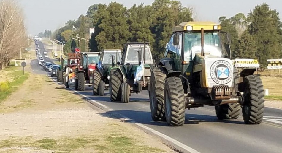 El campo tuvo su primera protesta del año