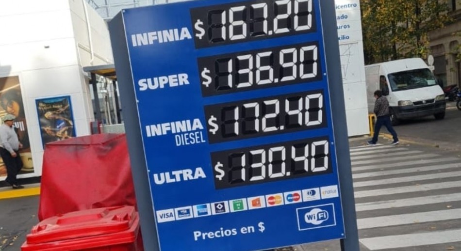 YPF aumentó hasta 11,5% sus combustibles y se suma a las subas de otras dos petroleras