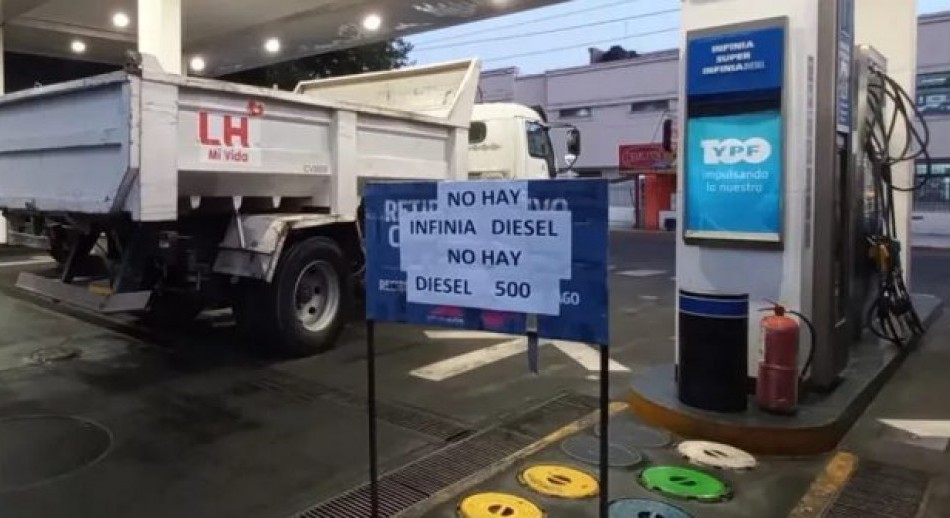 Desabastecimiento: En el norte del país casi no se consigue cargar Diesel