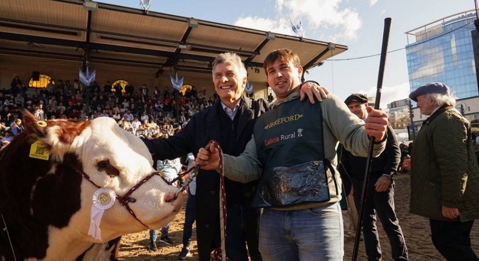 Mauricio en La Rural: “El futuro es con el campo, no contra el campo”