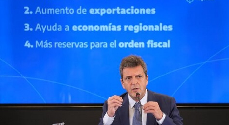 Massa anunció un dólar a 200 pesos para las exportaciones de granos