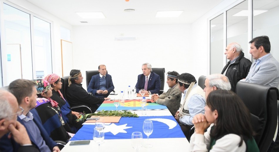 El Presidente se reunió con representantes de comunidades mapuches